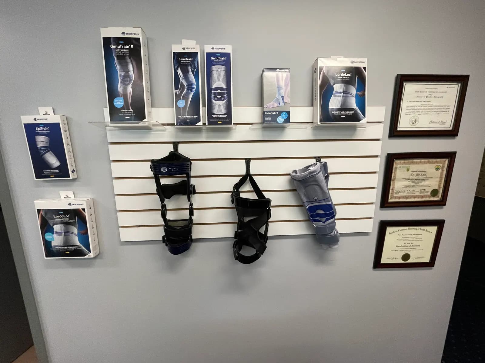 Custom bracing & orthotics