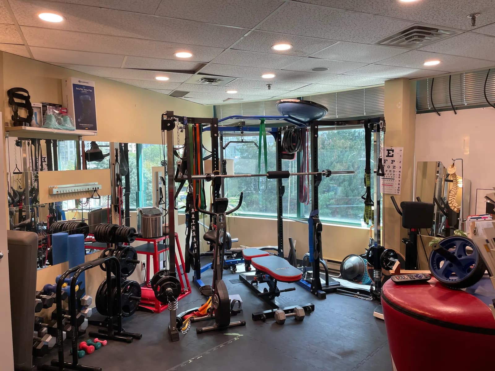 Rehabilitation & exercise area
